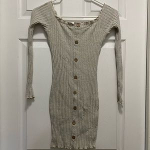 FASHIONOVA Jacklyn Off Shoulder Mini Dress
